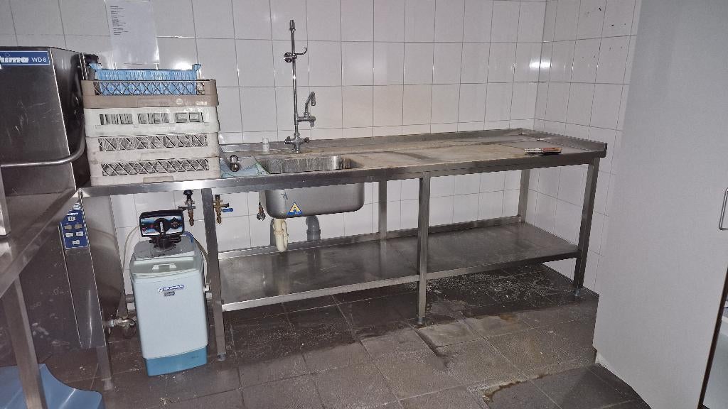 Doorschuif vaatwasser Rhima wd6 ( 284 ), Witgoed en Apparatuur, Vaatwasmachines, Zo goed als nieuw, Vrijstaand, Minder dan 85 cm