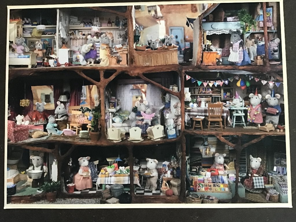 Bekking en Blitz Puzzel The Mouse Mansion / Muizenhuis 1000, Ophalen of Verzenden, 500 t/m 1500 stukjes, Zo goed als nieuw, Legpuzzel