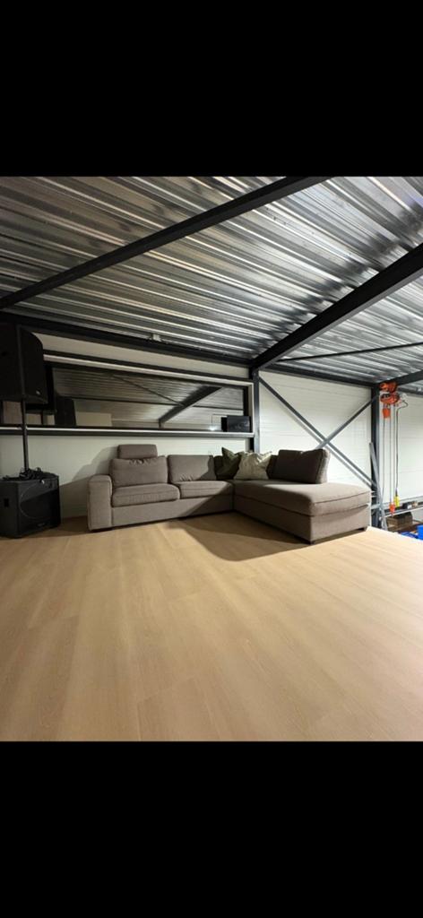 Comfortabele hoekbank - Grijs 280x230, Huis en Inrichting, Banken | Bankstellen, 250 tot 300 cm, 100 tot 125 cm, Hoekbank, Ophalen of Verzenden