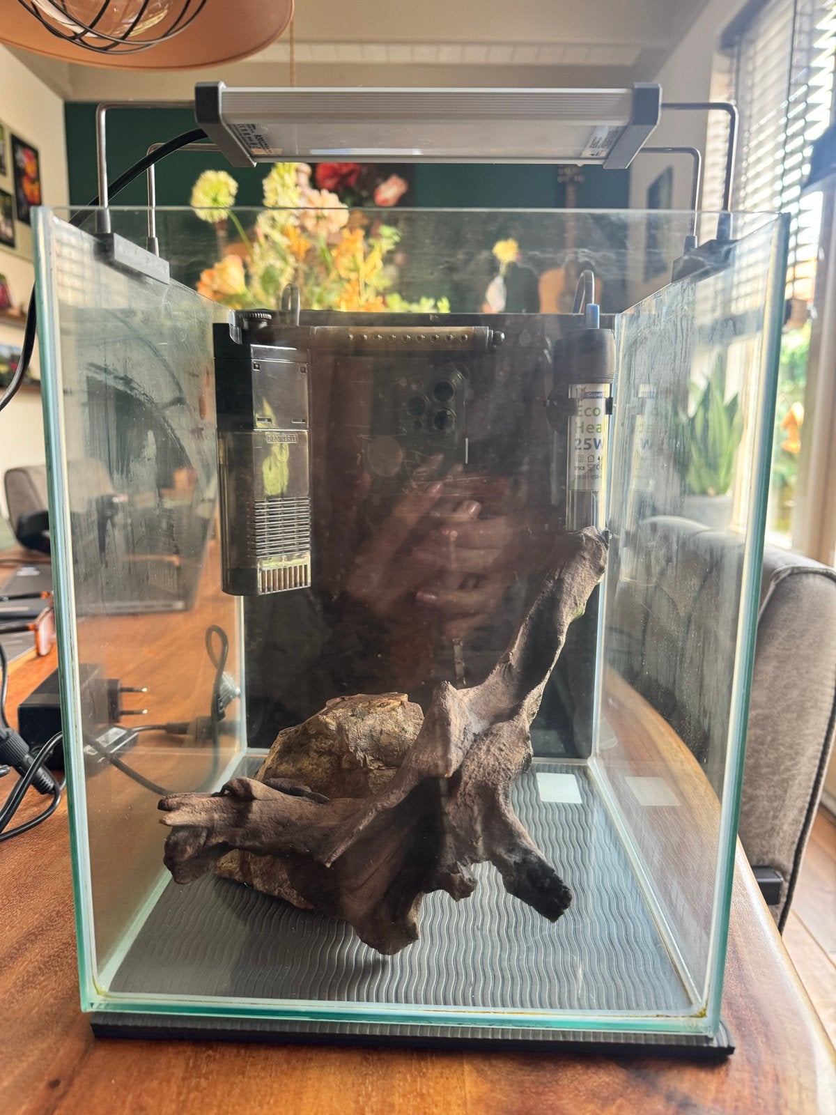Aquarium 20L, Ophalen, Inclusief toebehoren, Zo goed als nieuw, Leeg aquarium