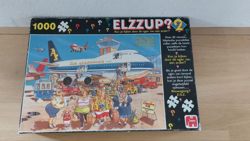 Wasgij puzzel nr  2, Hobby en Vrije tijd, Denksport en Puzzels, Ophalen of Verzenden, 500 t/m 1500 stukjes, Zo goed als nieuw