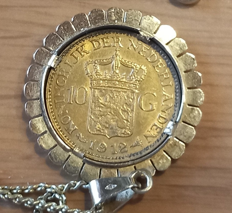 Gouden 10 gulden Wilhelmina 1912, Postzegels en Munten, Koningin Wilhelmina, Losse munt, 10 gulden, Goud