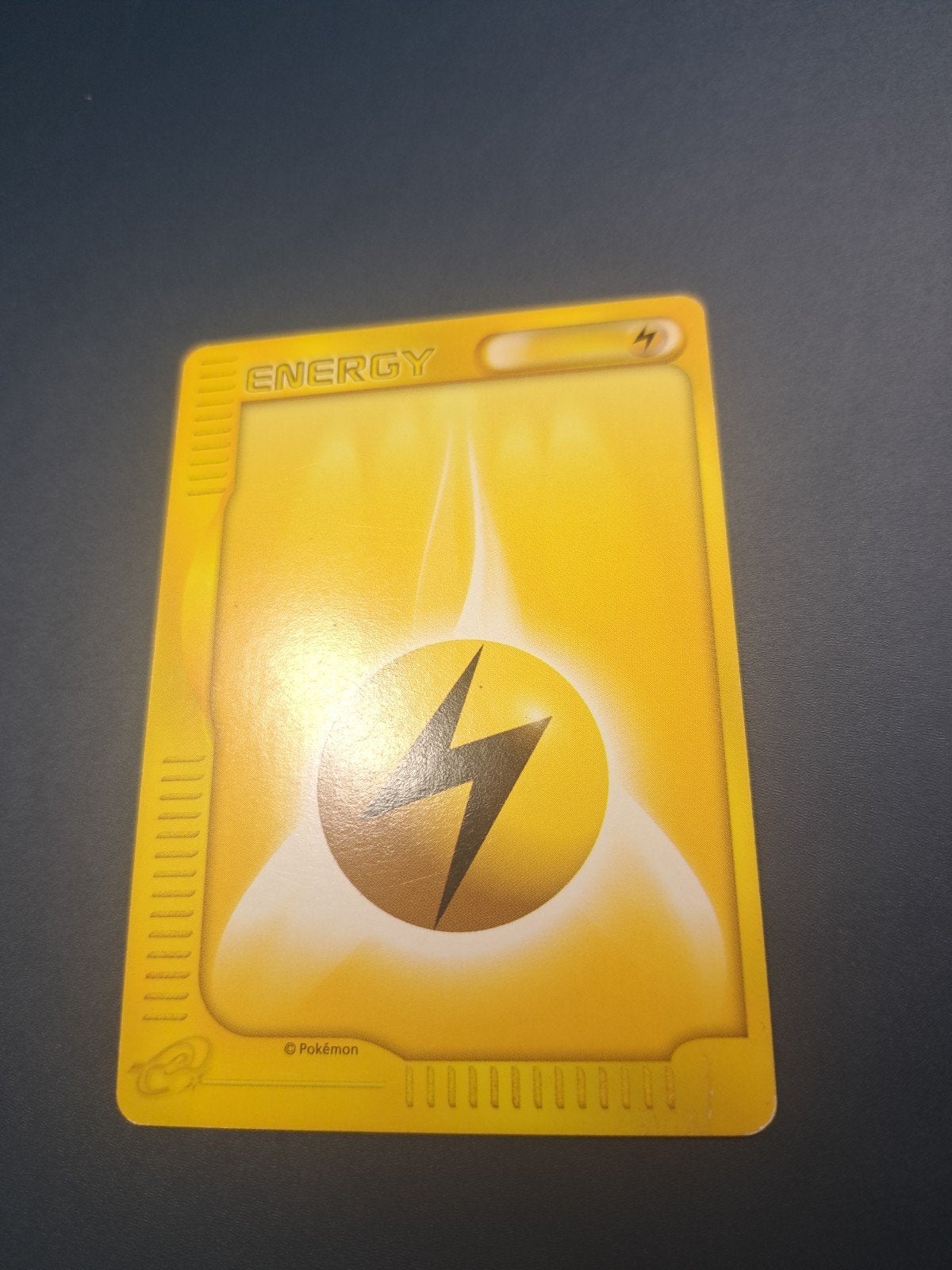 Japanse Pokémon Lightning Energie kaart E serie 2001, Ophalen of Verzenden, Gebruikt, Losse kaart