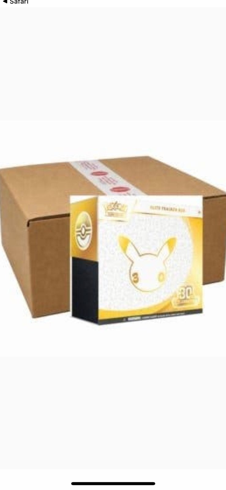 Pokémon 30th Anneversery case en losse etb ,s, Ophalen, Nieuw, Overige typen
