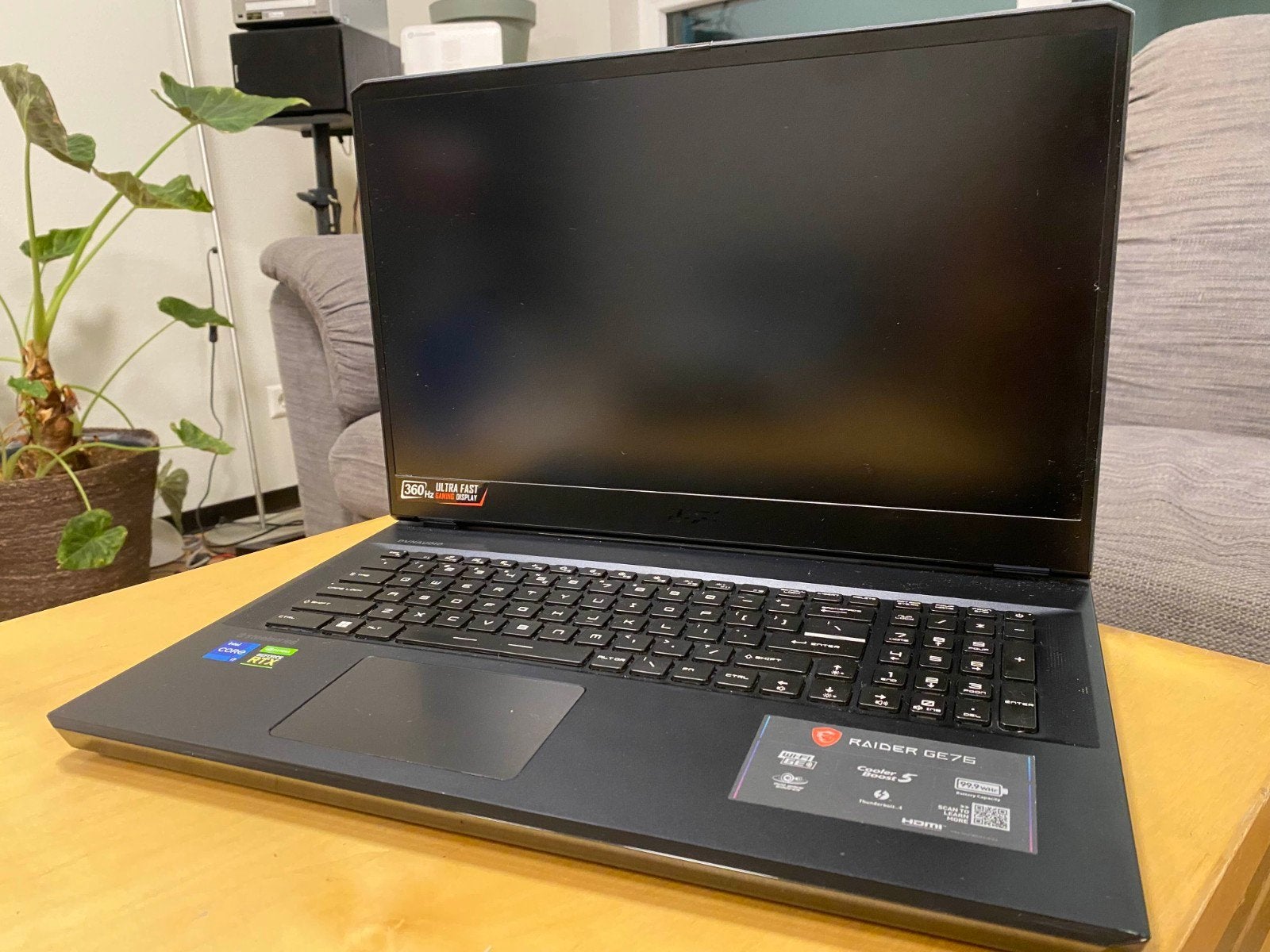 MSI GE76 Raider Gaming Laptop – 32GB RAM, Computers en Software, Qwerty, Ophalen of Verzenden, Zo goed als nieuw, Gaming