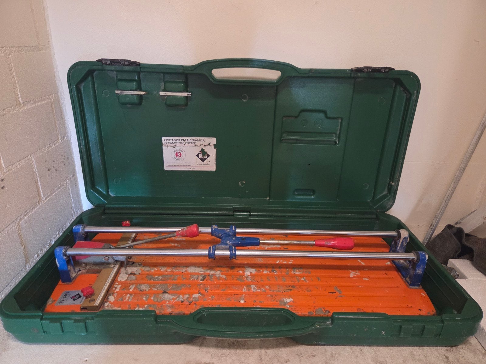 Rubi TS-60 tegelsnijder in goede staat, Ophalen of Verzenden, Gebruikt