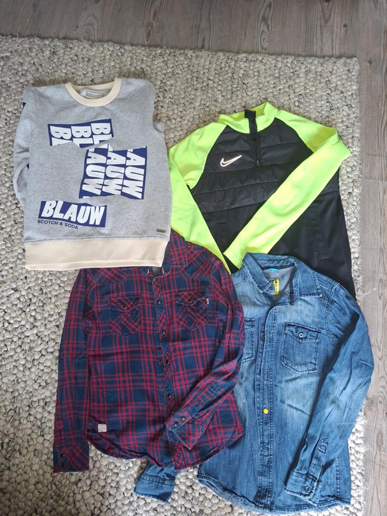Nike jack, Scotch & Soda trui, America Today overhemd, Kinderen en Baby's, Kinderkleding | Maat 152, Jongen of Meisje, Ophalen of Verzenden