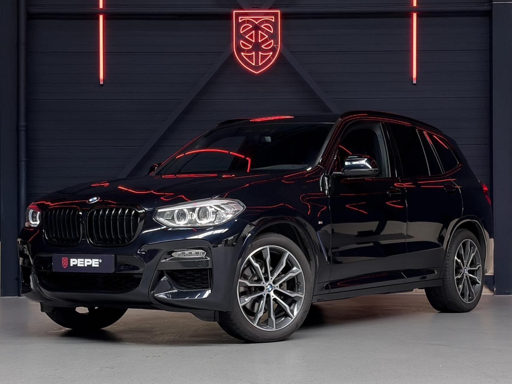 BMW X3 xDrive20i High Exec. |M-SPORT|LEDER|MEMORY|KEYLESS|20, Gebruikt, 4 cilinders, 2000 kg, Zwart