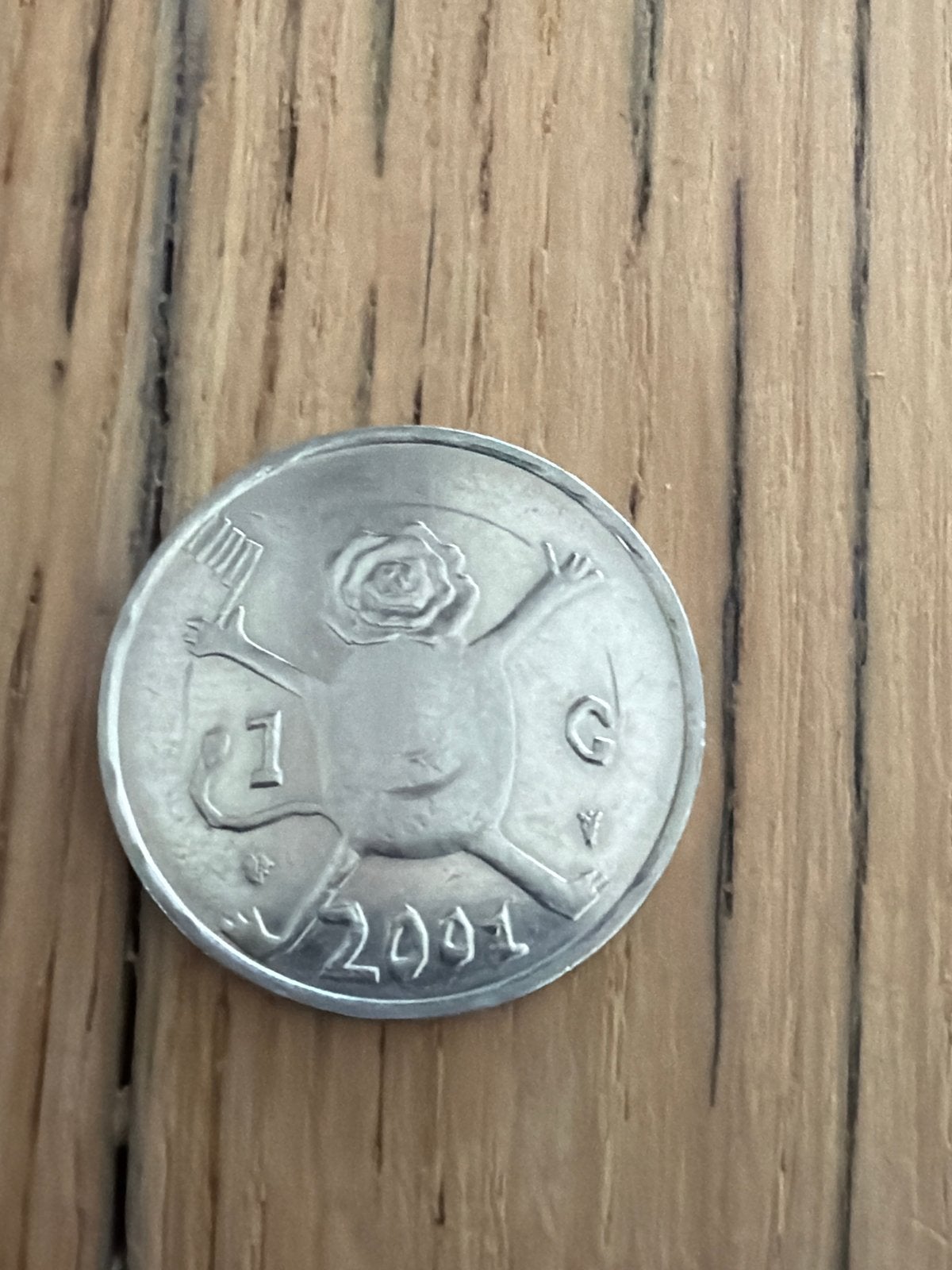 Nederland 1 gulden 2001 Koningin Beatrix, Ophalen of Verzenden, Koningin Beatrix, 1 gulden, Losse munt