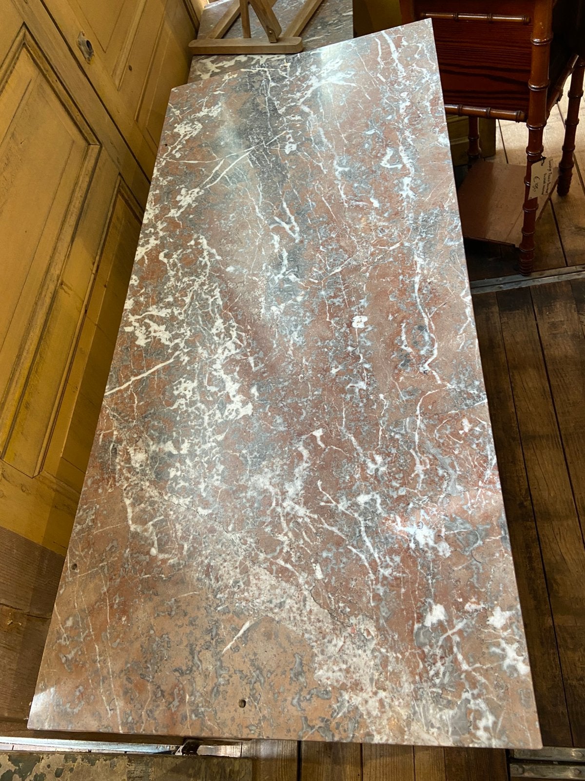 Landelijk Frans commode kast met marmer, Ophalen