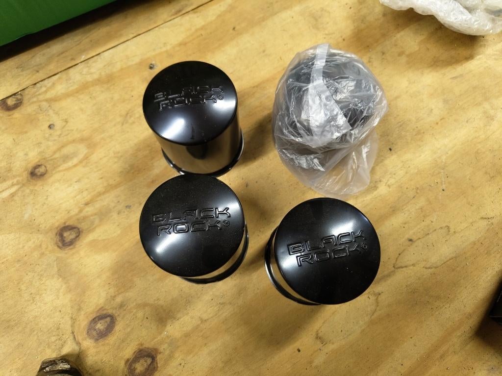 Hub caps " Black Rock"  zwart - 5x127, Ophalen of Verzenden, Nieuw, Chevrolet