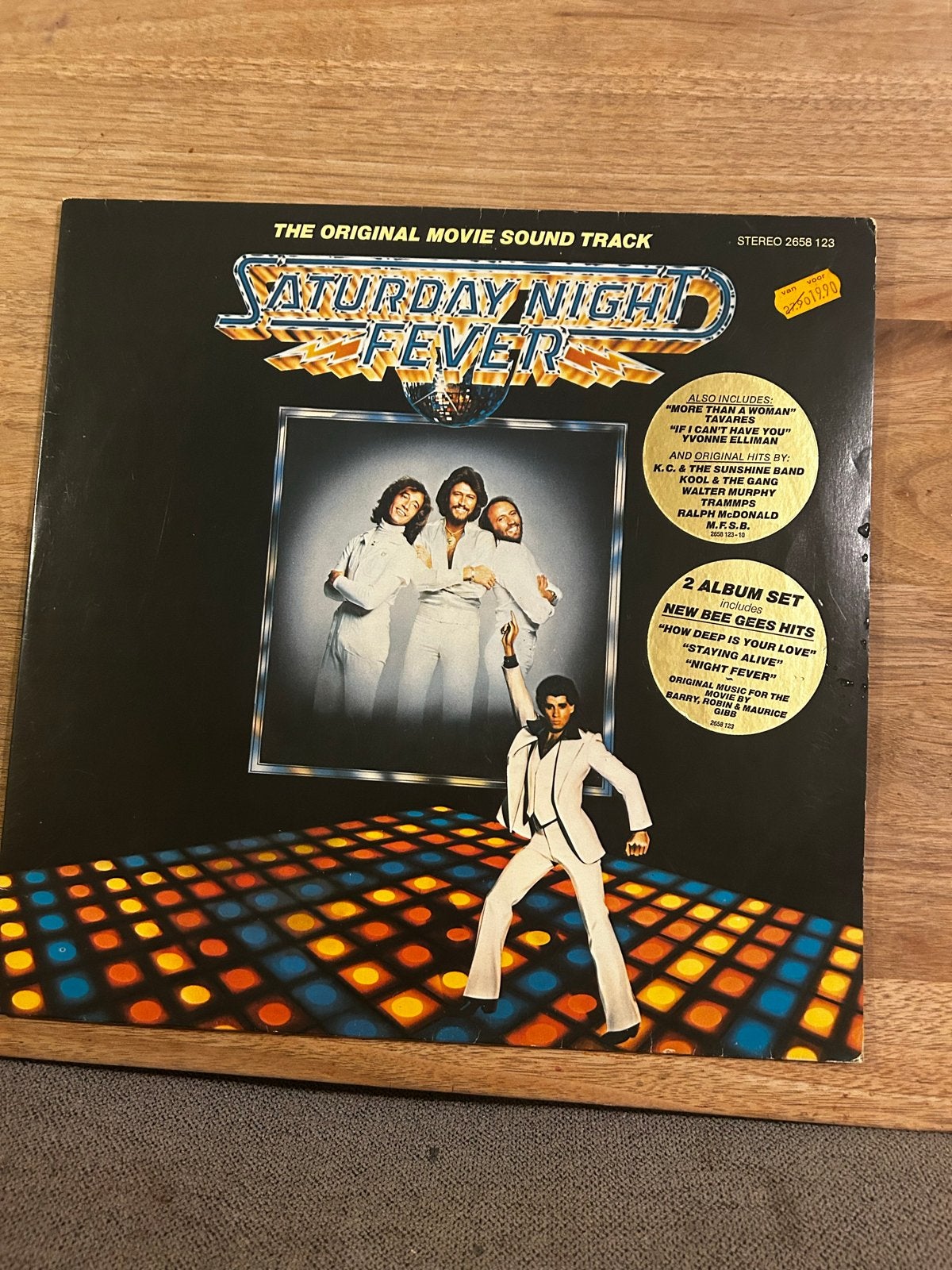 Saturday Night Fever Soundtrack Dubbel-LP (1977), Gebruikt, Soundtrack, Ophalen of Verzenden, 12 inch