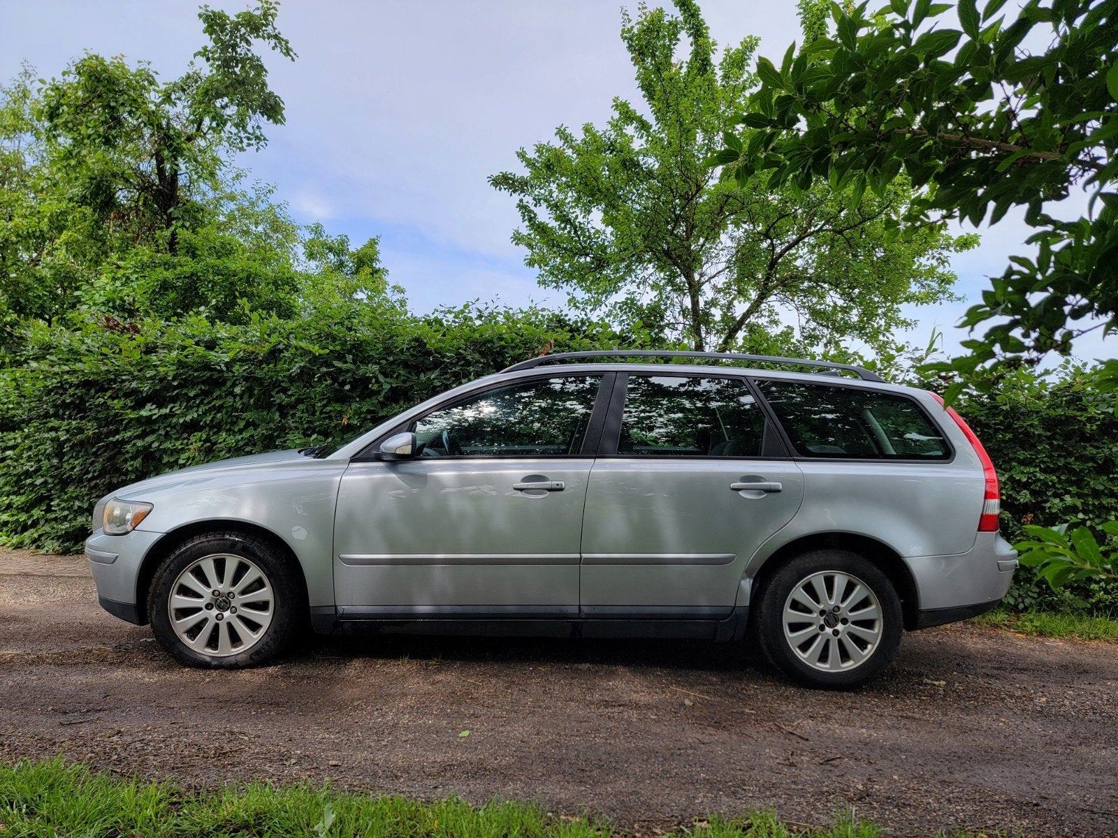 Volvo V50 2.4 140PK Geartronic 2005 Grijs met nieuwe APK, Auto's, 700 kg, 2435 cc, Particulier, V50