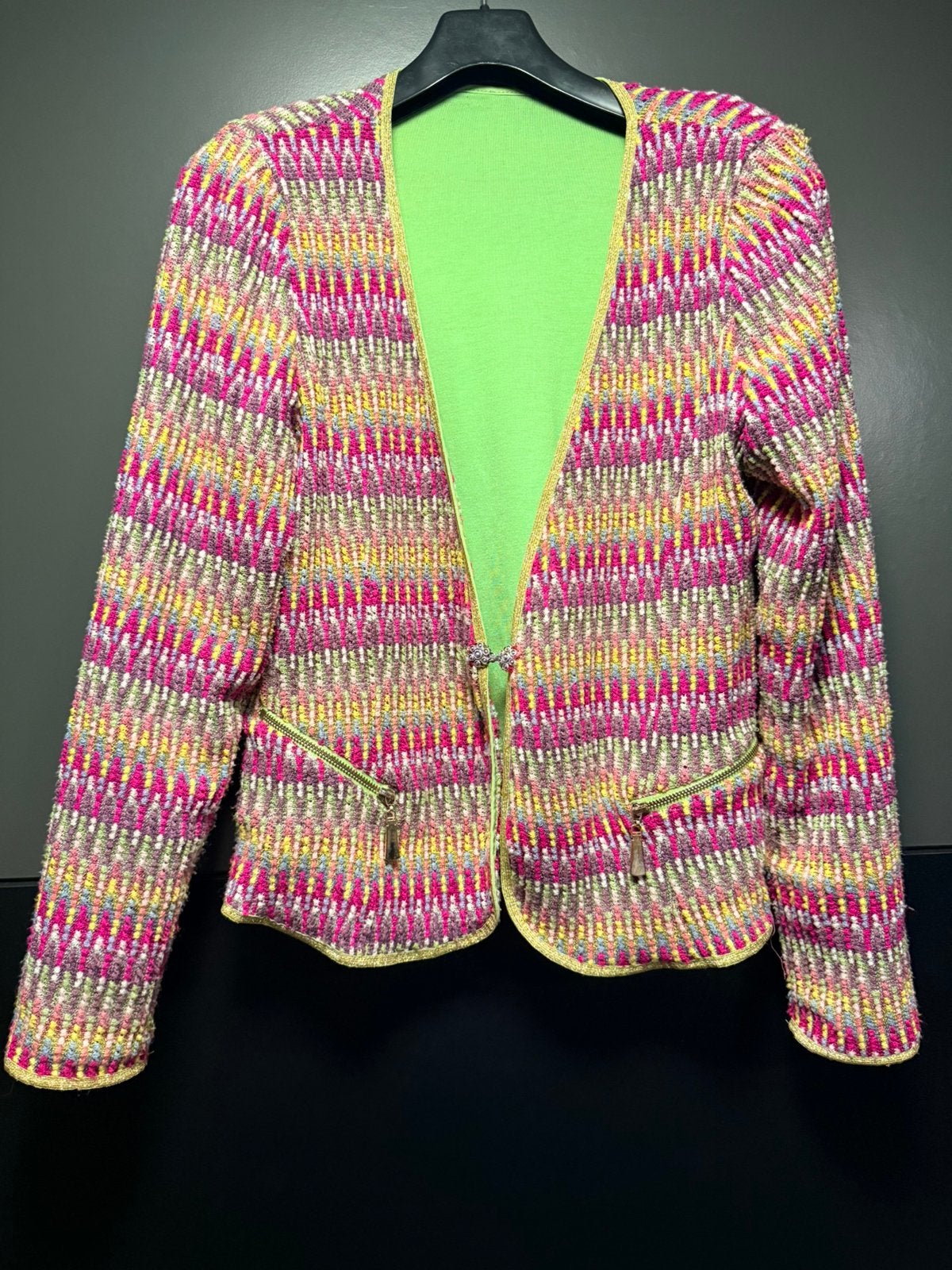 Ambika gekleurd jasje maat XL, Ophalen of Verzenden, Zo goed als nieuw, Maat 46/48 (XL) of groter, Overige kleuren