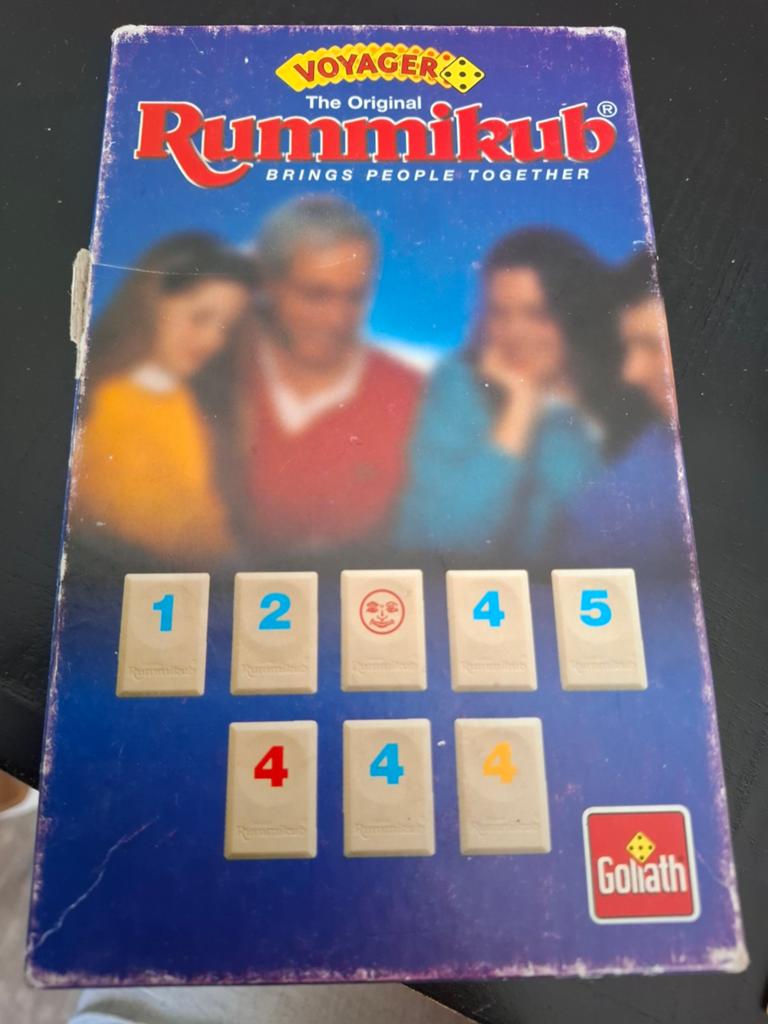 Rummikub voyager, Een of twee spelers, Ophalen of Verzenden, Gebruikt, Goliath