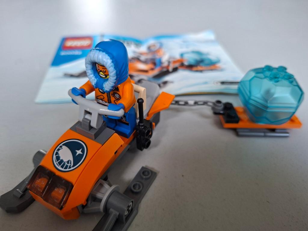 Lego City 60032 Arctische sneeuwscooter met minifiguur, City, Lego, Ophalen of Verzenden, Complete set