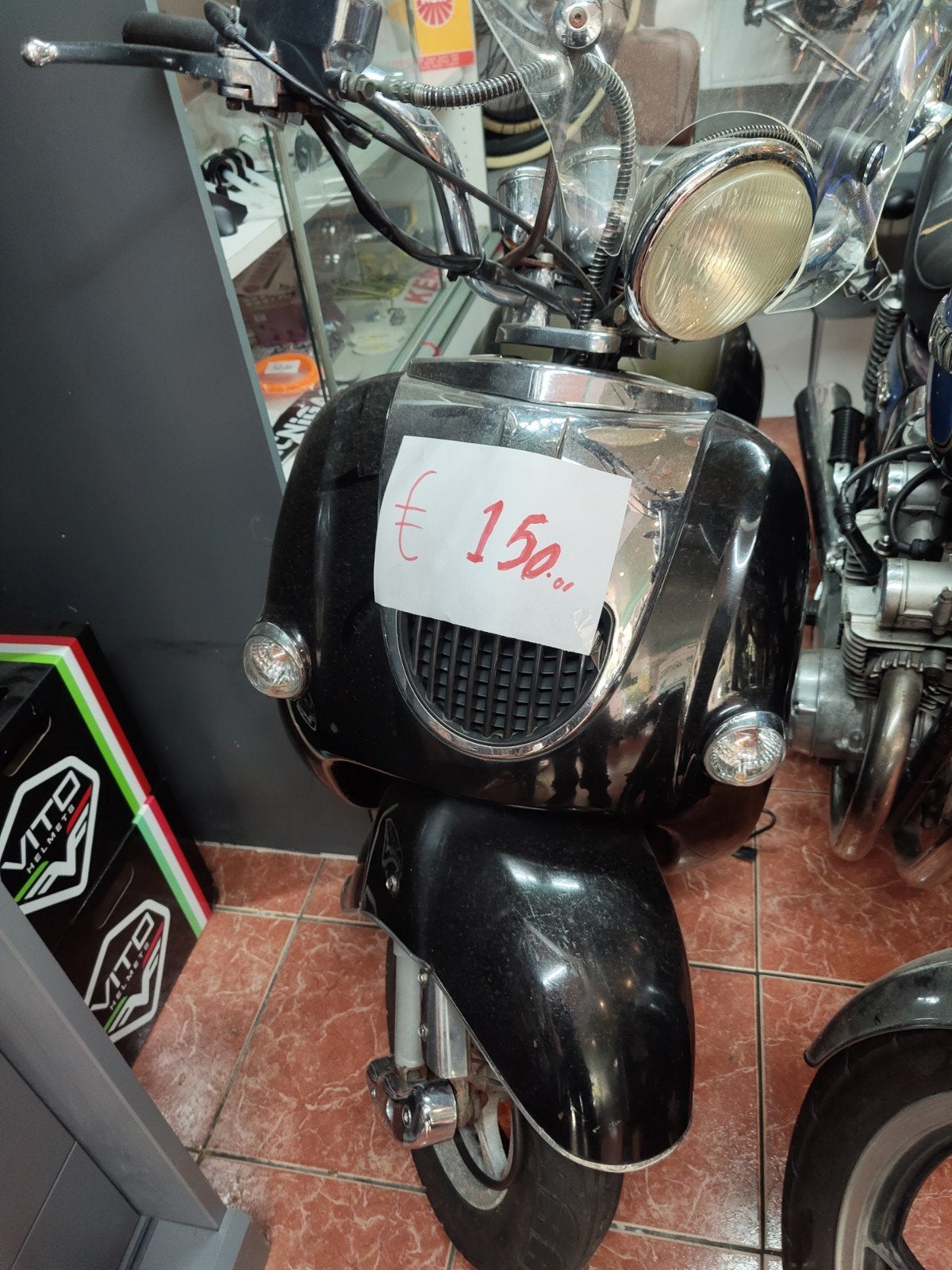 Retro snorscooter voor onderdelen of rijdende, Ophalen, Gebruikt, Overige typen, Overige merken