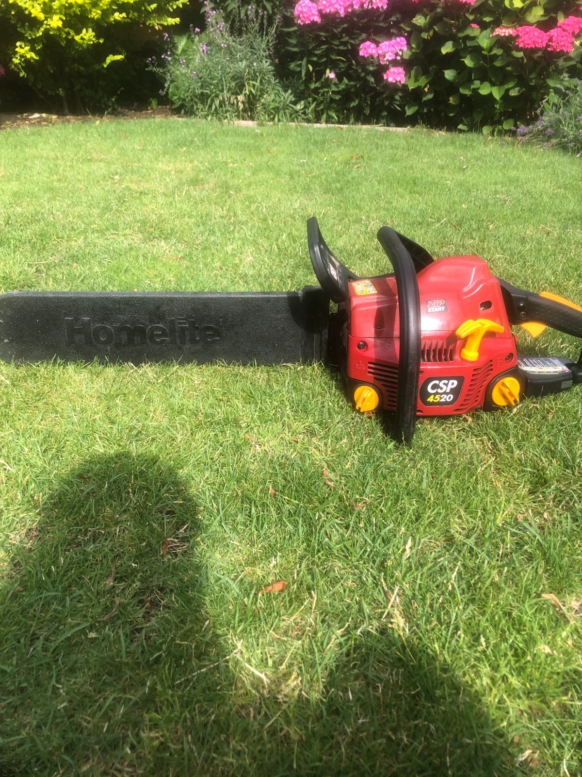 Homelite CSP4520 Kettingzaag - Afstellen nodig, Ophalen, Gebruikt, Kettingzaag, 30 tot 70 mm