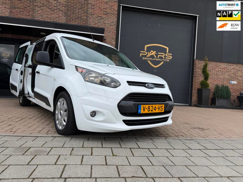 Ford Transit Connect 1.5 TDCI L2 Trend Lang 3 Persoons Airco, Auto's, 101 pk, Gebruikt, Euro 6, 4 cilinders