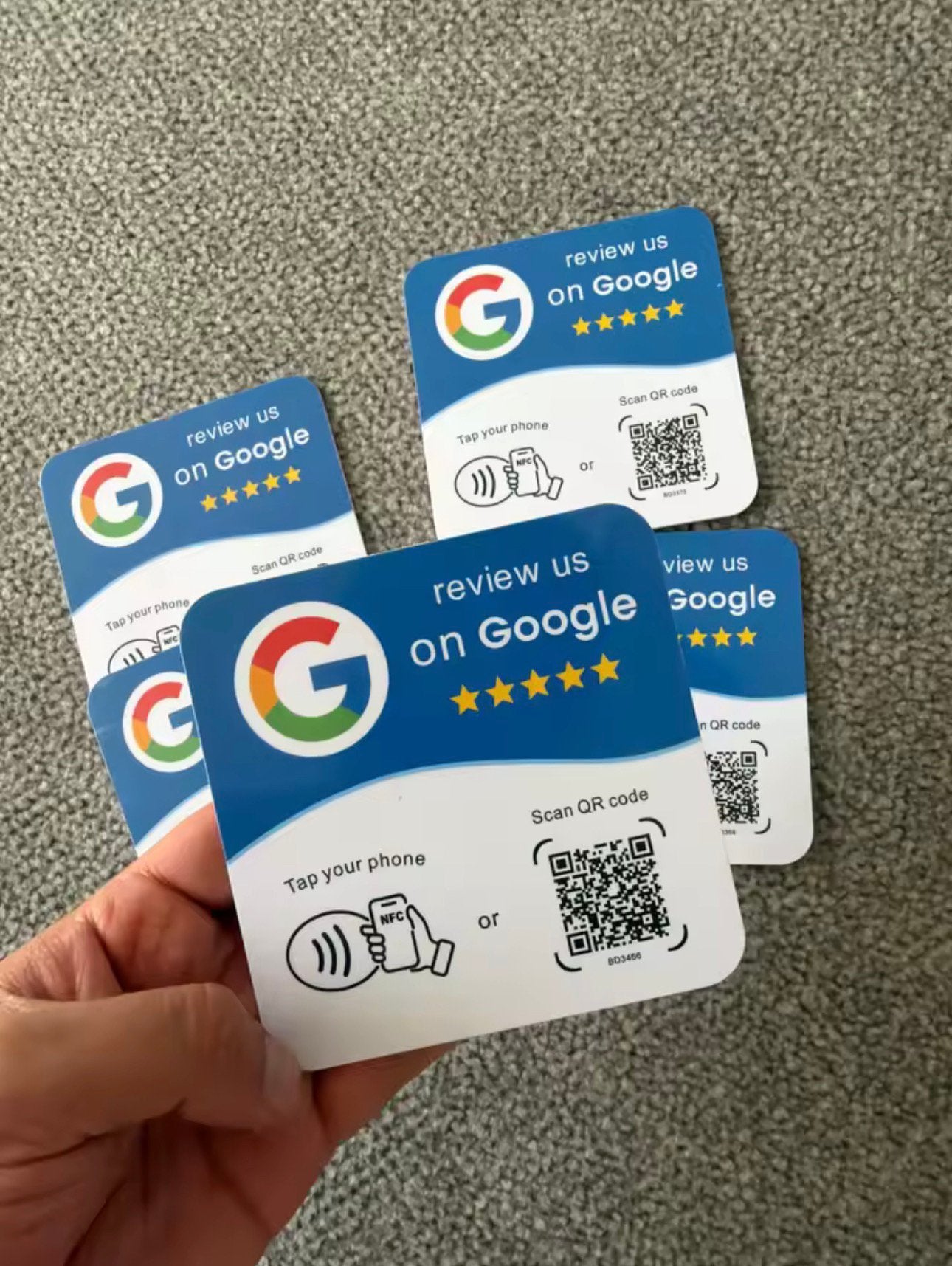 Meer klanten nodig? Google review + QR kaarten, Ophalen of Verzenden, Nieuw, Mobiele scanner, Overige