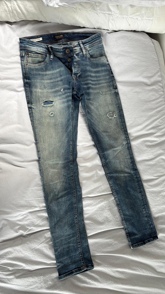 Jack&jones slim fit glenn 29/32, Ophalen of Verzenden, Zo goed als nieuw, Blauw, W28 - W29 (confectie 36)