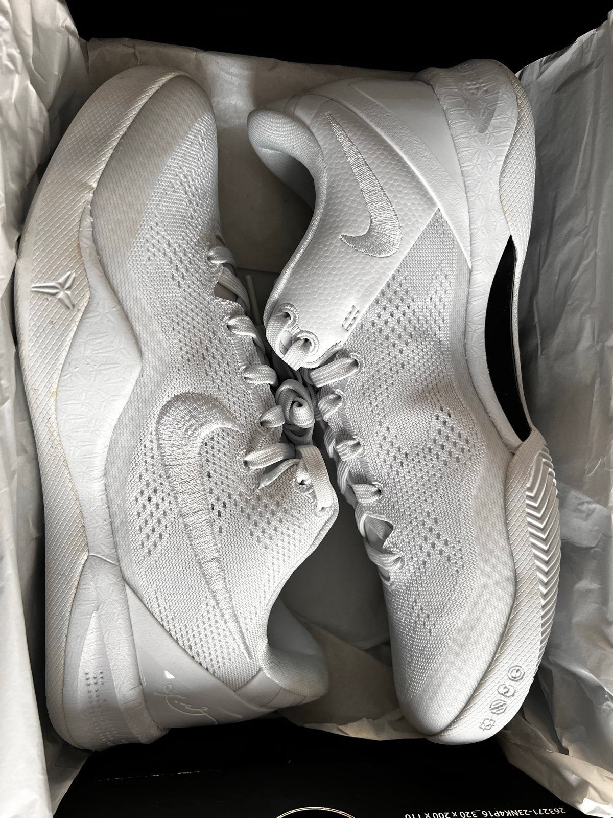 Nike Kobe 8 Protro "Halo"  - Maat 38.5, Kleding | Heren, Wit, Nieuw, Ophalen of Verzenden, Sneakers of Gympen