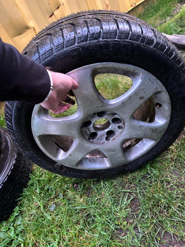 Wiel Peugeot 607 225/50 ZR17 met P6000 band (reservewiel), Ophalen of Verzenden, Zo goed als nieuw