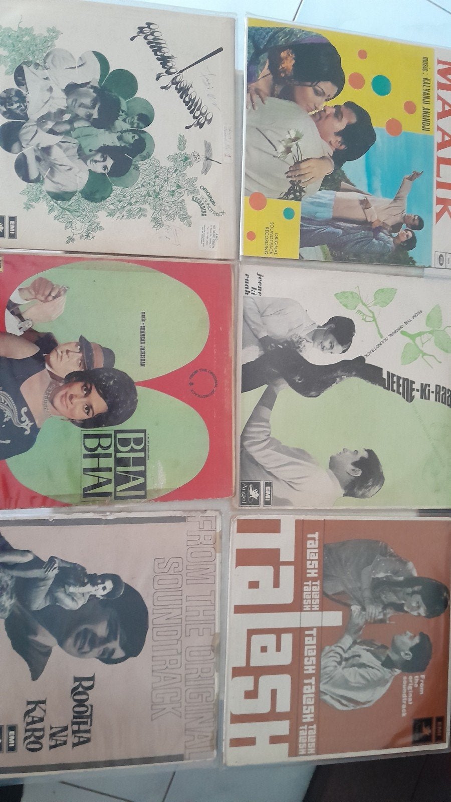 Vintage Indiase Bollywood Soundtrack LP's - Diverse Titels, Cd's en Dvd's, LP, Gebruikt, Overige genres, Ophalen of Verzenden