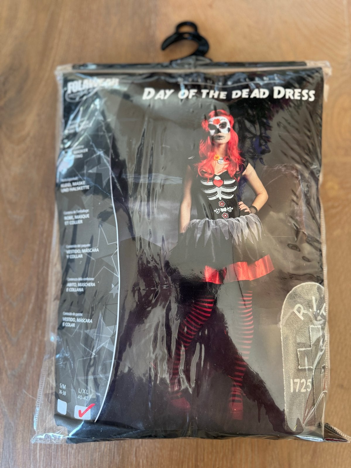 Day of the Dead jurk L/XL - Halloween/Carnaval, Ophalen of Verzenden, Nieuw, Halloween, Kleding