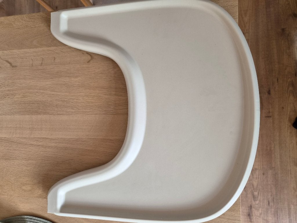 Beschadigd! Tripp trapp tray, Ophalen of Verzenden, Gebruikt, Meegroeistoel, Afneembaar eetblad