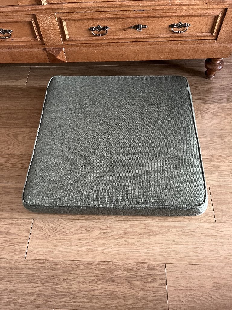 mooi groot kussen met afritsbare hoes 80 x 80 cm, Huis en Inrichting, Woonaccessoires | Kussens, Ophalen, Zo goed als nieuw, Vierkant