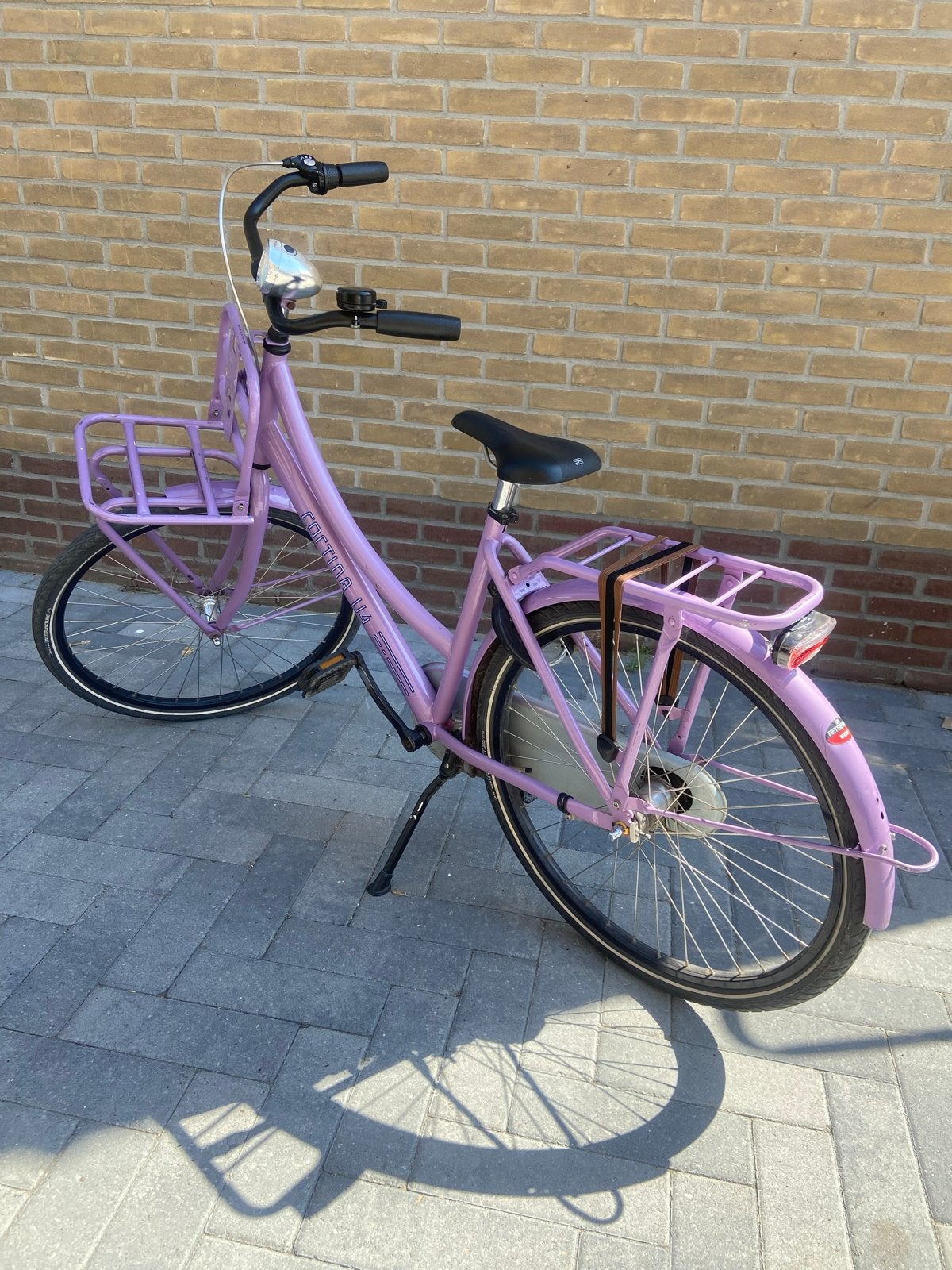 Cortina U4 Transportfiets 26 inch - paars - meisjesfiets, Ophalen, Gebruikt, 26 inch of meer, Versnellingen
