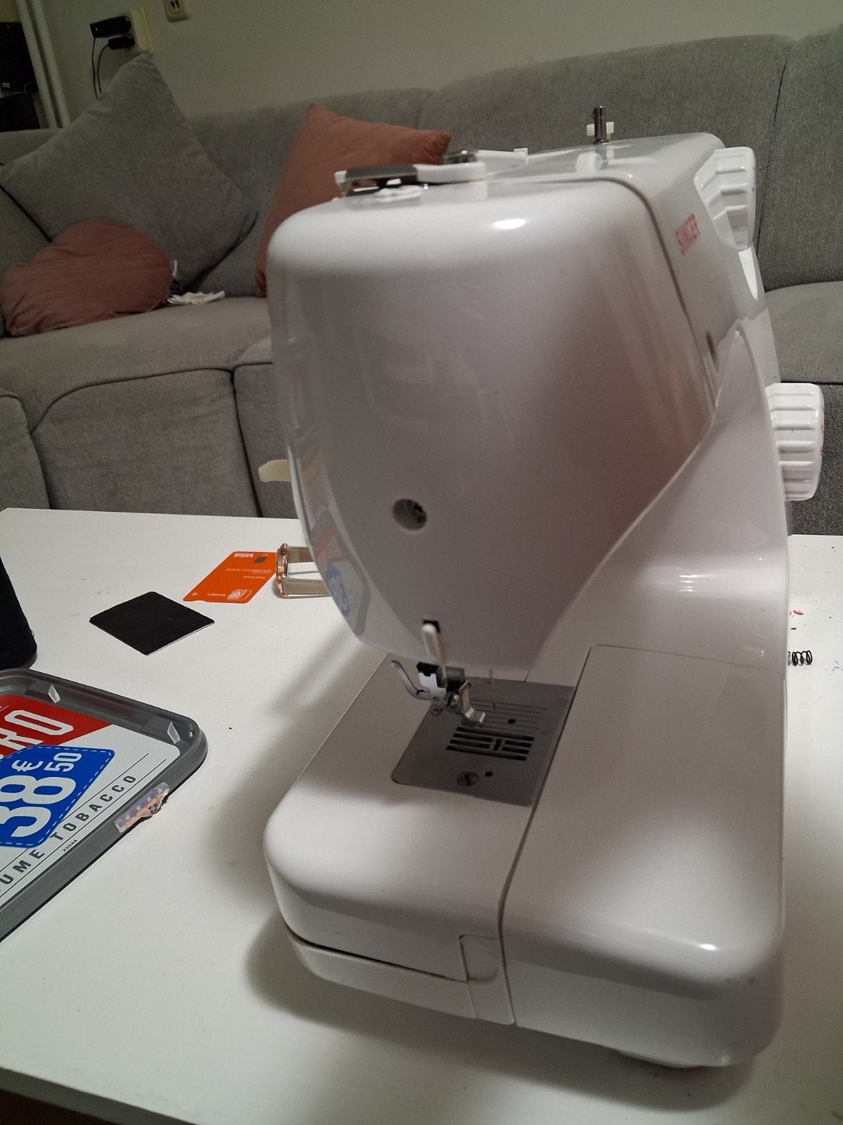 Zo goed als nieuwe Singer naaimachine, Ophalen of Verzenden