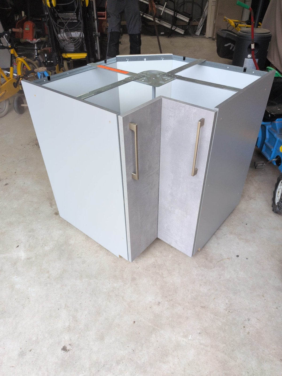 Hacker hoekkast met pannencarroussel, Ophalen, 75 cm of meer, Nieuw, 50 tot 100 cm