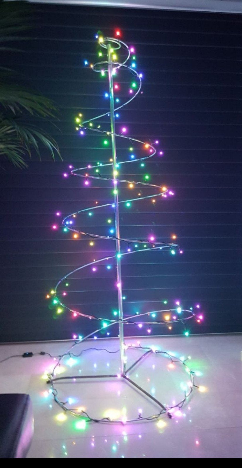 Kerstspiraal - Spiraal Kerstboom met voet, Ophalen, Zo goed als nieuw