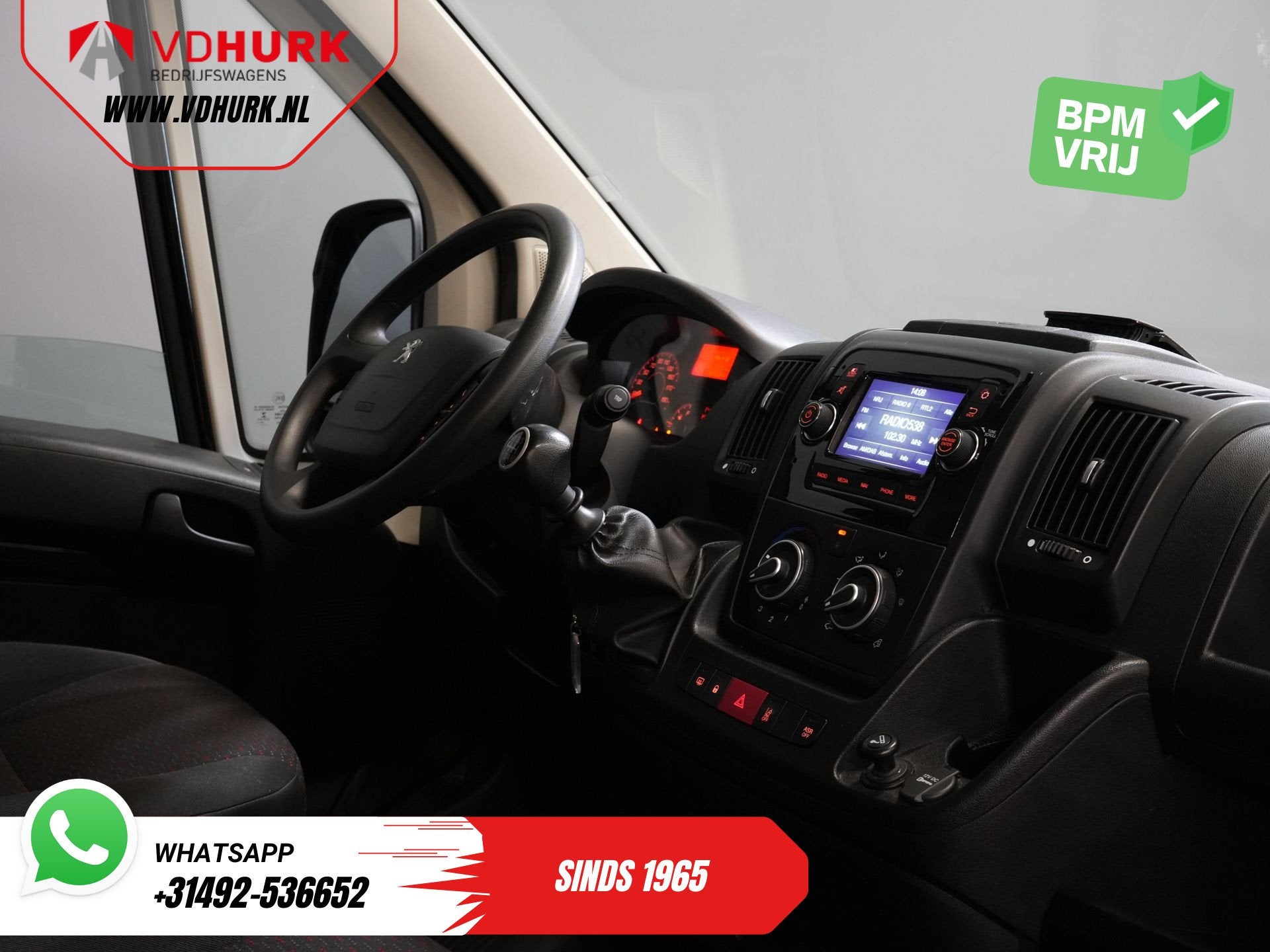 Peugeot Boxer 2.2 HDI 120 pk L2H2 Camera/ Cruise/ Airco/ Nav, Auto's, Voorwielaandrijving, Stof, Gebruikt, 4 cilinders