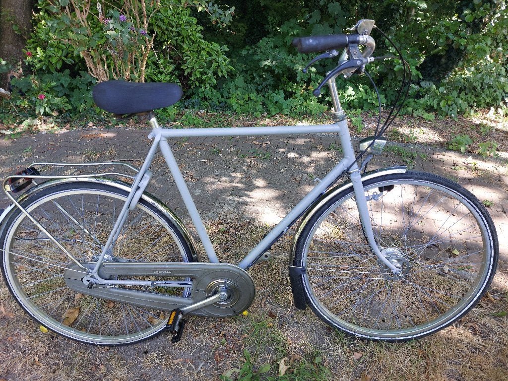 Mooie grijze Gazelle Tour de France, Ophalen, Gebruikt, Versnellingen, 57 tot 61 cm