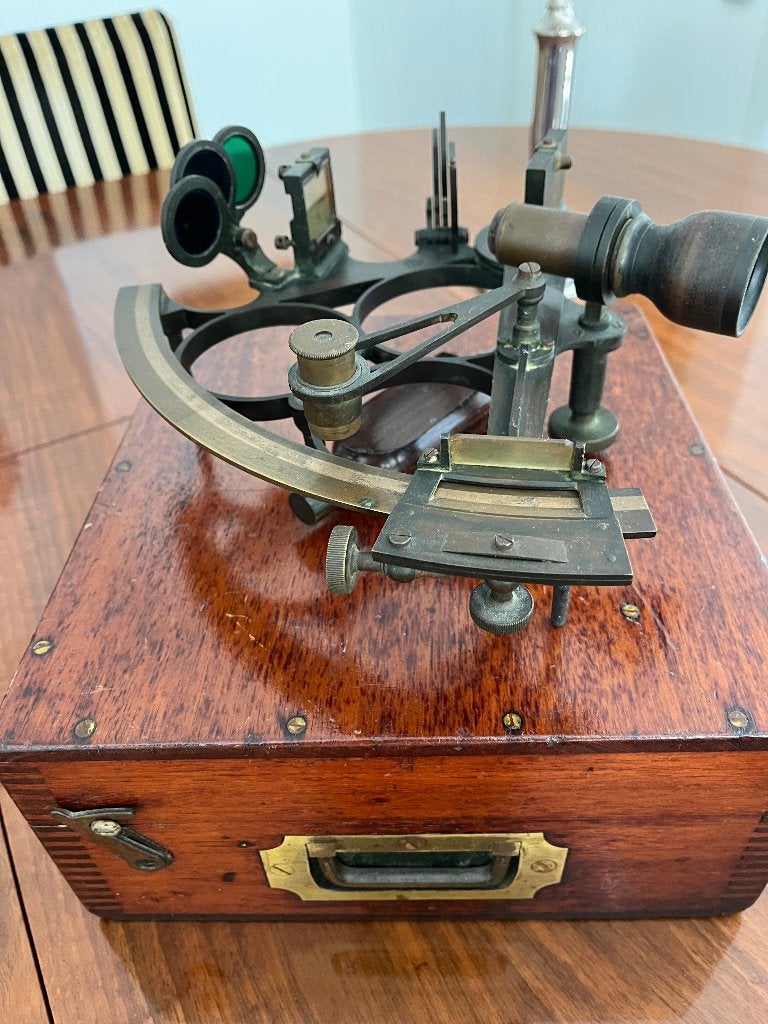 Compleet Negretti & Zambra sextant 1890, Ophalen of Verzenden