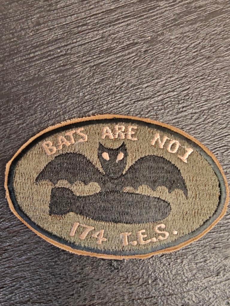 patch , 174th TFS Vietnam Deployment , usaf , tfs , uitdunne, Verzamelen, Ophalen of Verzenden, Landmacht, Nederland, Embleem of Badge