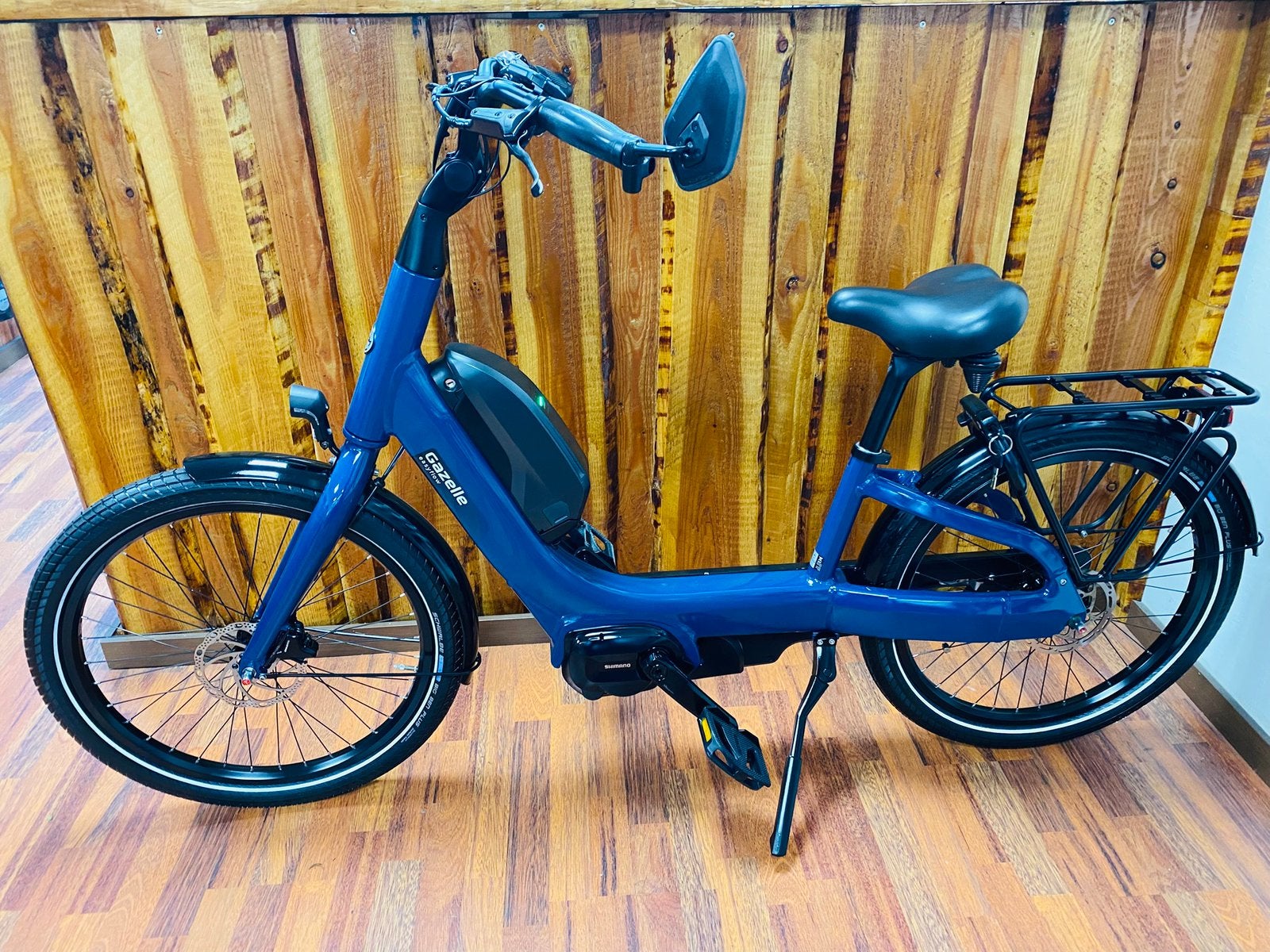 Elektrische Gazelle Easyflow Shimano Middenmotor   630Wh, Ophalen, (Extra) lage instap, Zo goed als nieuw, Minder dan 47 cm
