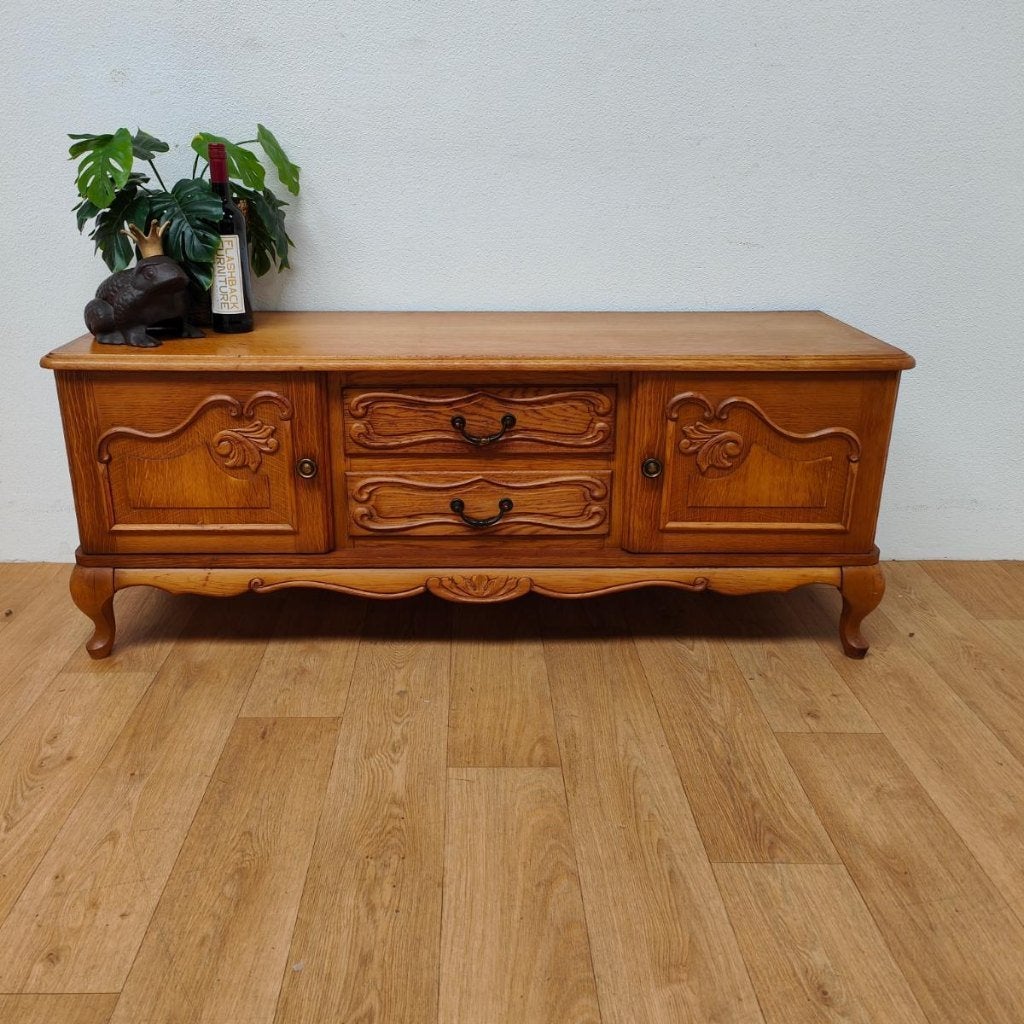 Vintage Louis XV dressoir wandkast buffetkast tv meubel 203, Valkenswaard, Gebruikt, 100 tot 150 cm, 1 of 2 laden