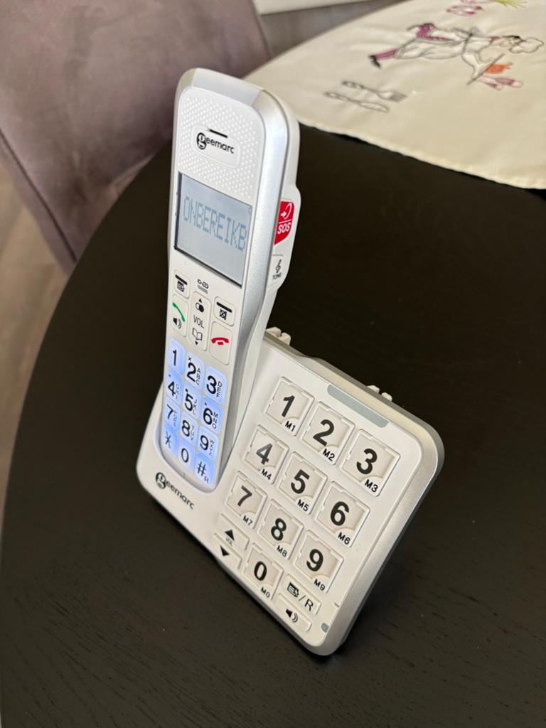 Geemarc Amplidect 595 Photo draadloze telefoon, Ophalen, Zo goed als nieuw, 1 handset