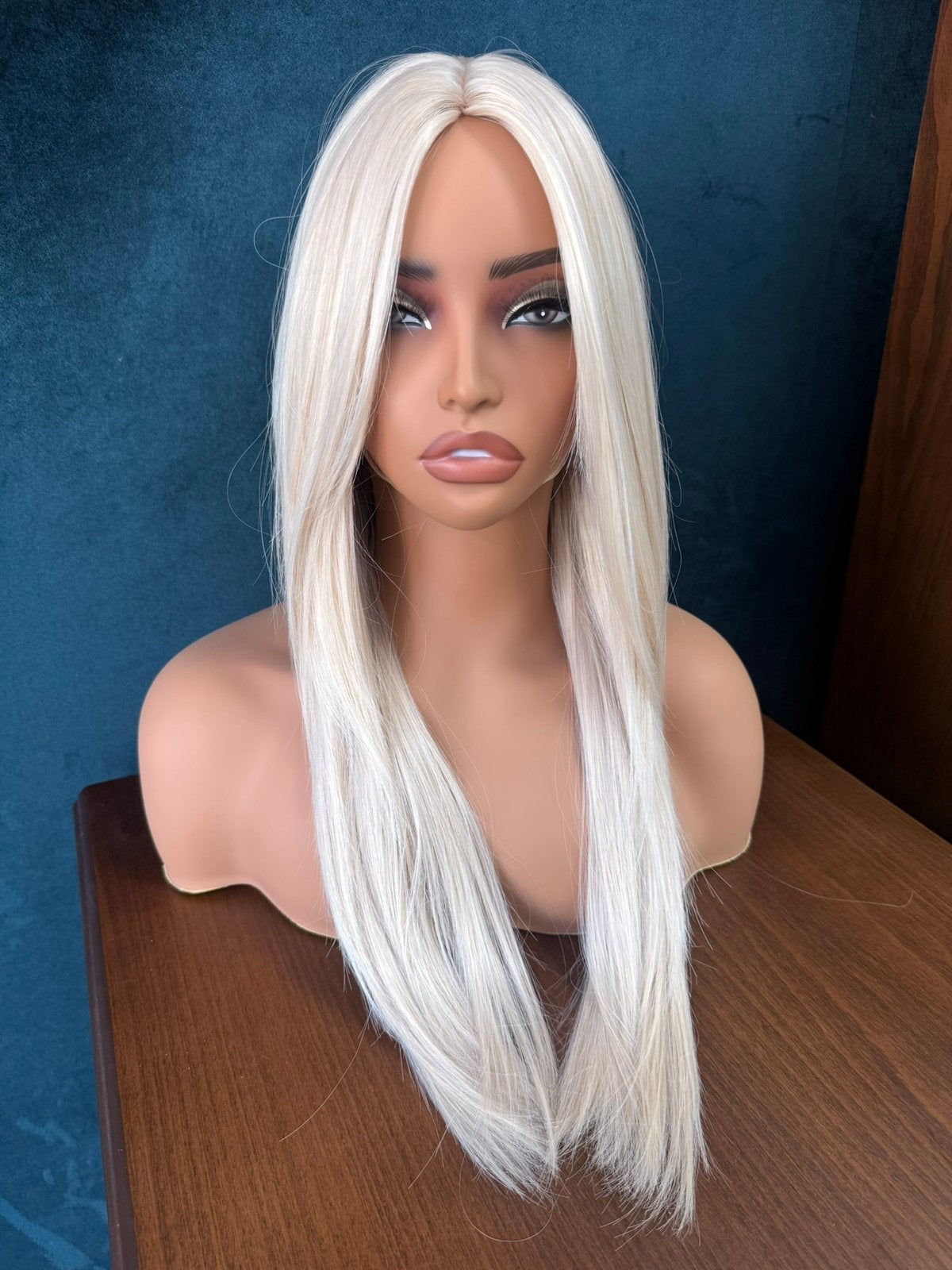 Pruik met mannequin 50/50%, Ophalen, Nieuw, Pruik of Haarverlenging