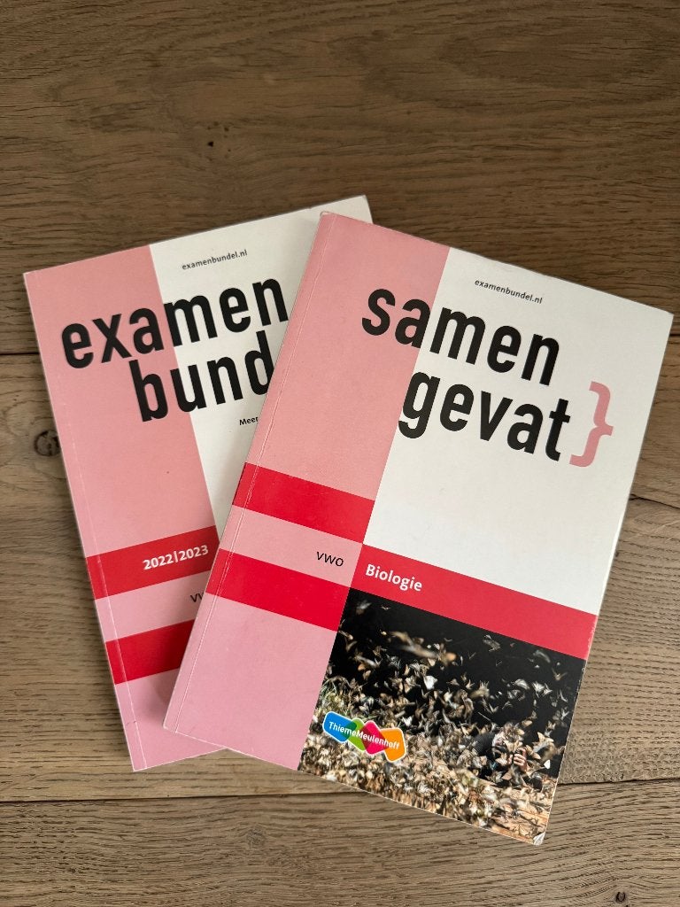 Biologie VWO Examenbundel 2024 & Samengevat 2022-2023, Ophalen of Verzenden, Zo goed als nieuw, VWO, Biologie