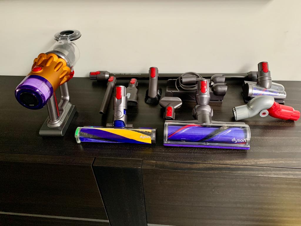 Dyson V12 Detect Slim Absolute Stofzuiger - Zo goed als nieu, Ophalen, Draadloos, Zo goed als nieuw, Dyson