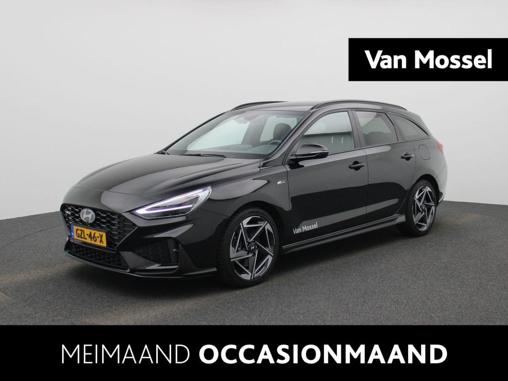 Hyundai i30 Wagon 1.5 T-GDi MHEV N Line | Stoelverwarming |, Auto's, 12 maanden, 4 cilinders, 610 kg, Zwart