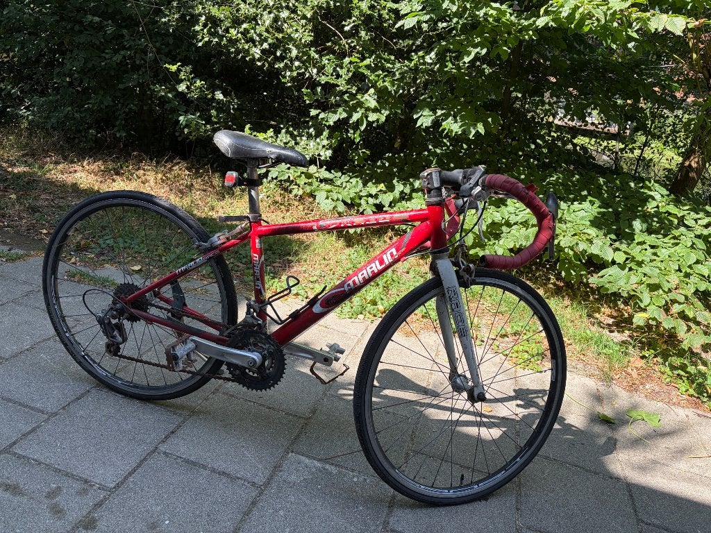 Racefiets 24 inch - opknapper voor de liefhebber, Fietsen en Brommers, Fietsen | Racefietsen, Gebruikt, Aluminium, Minder dan 49 cm