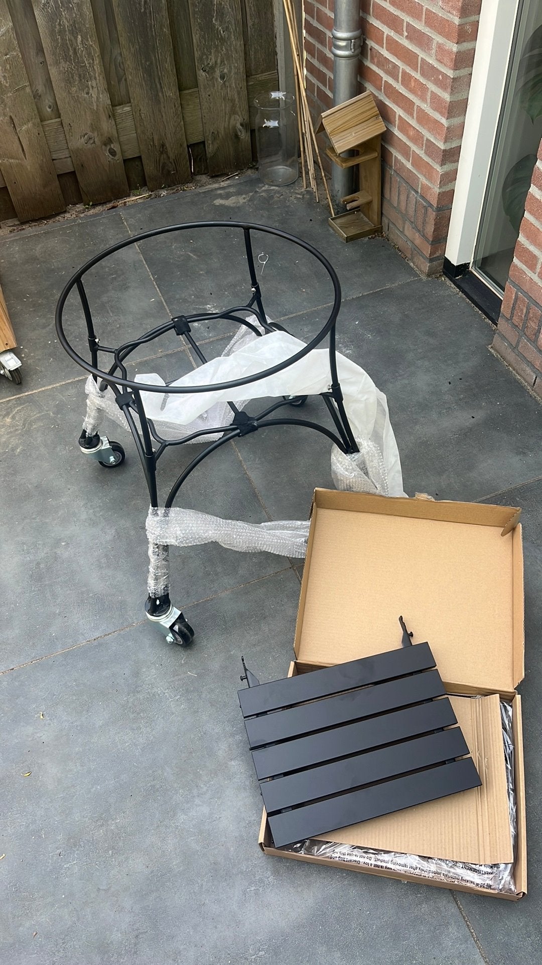 Kamado joe L  frame met zij plankjes, Ophalen, Nieuw