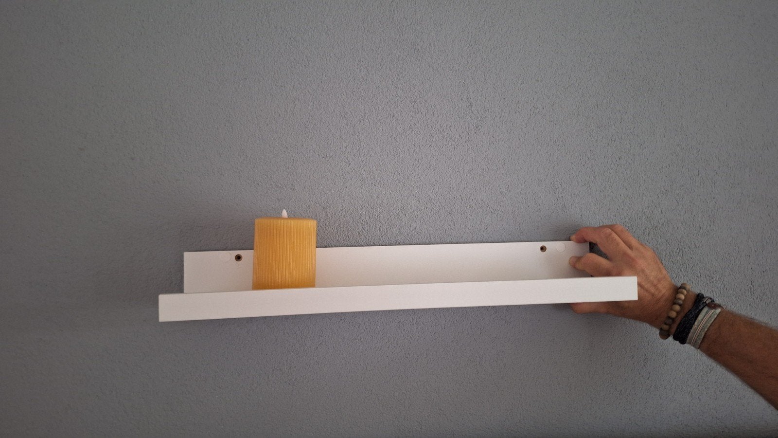 IKEA Mosslanda fotolijstplank - Wit (2 stuks), Ophalen of Verzenden, Zo goed als nieuw