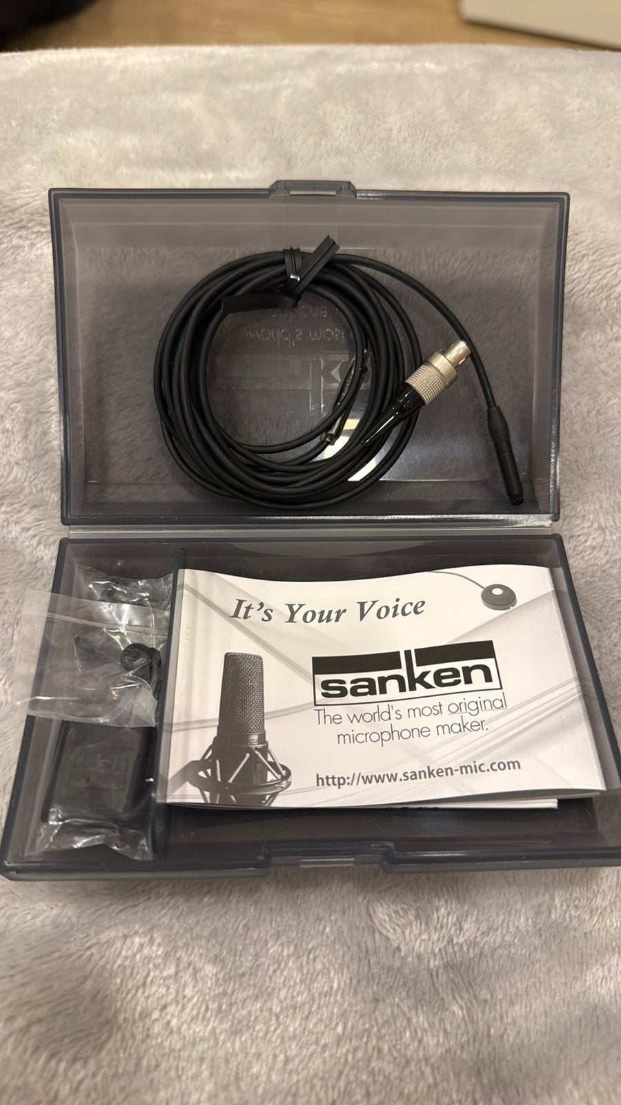 4x Sanken cos11-d lavalier microfoons lemo 3pin, Ophalen of Verzenden, Zo goed als nieuw, Overige typen